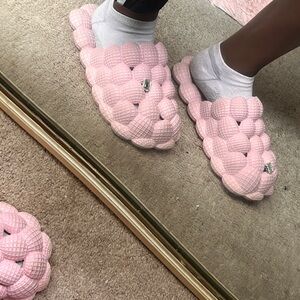 Pink bubble slides